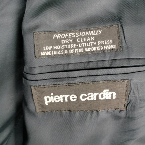 NWT Pierre Cardin Today's Man 160's 100% Worsted Wool 2 Button Blazer Sz. 41R - Picture 12 of 13